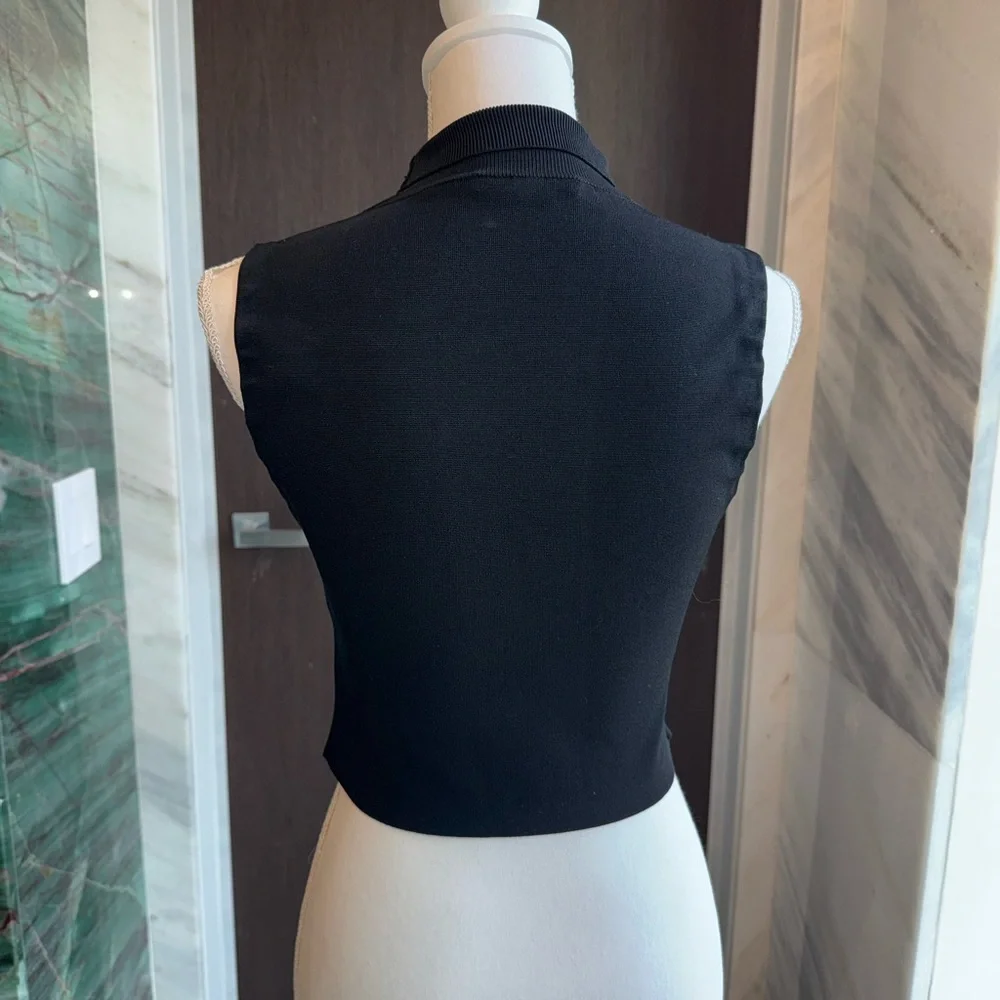 Alice+Olivia Darcey Turtleneck Sweater Tank - Picture 6 of 6